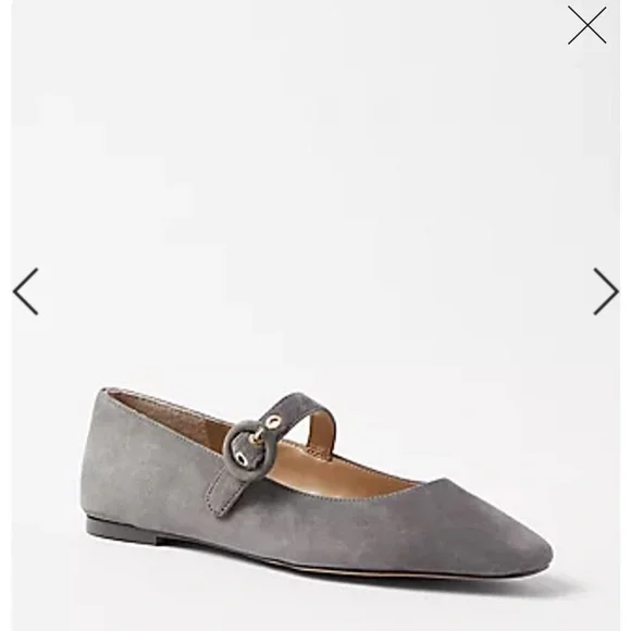 “Ann Taylor” buttery soft gray suede Mary Jane style shoe; size 8;NWOT - Picture 8 of 8